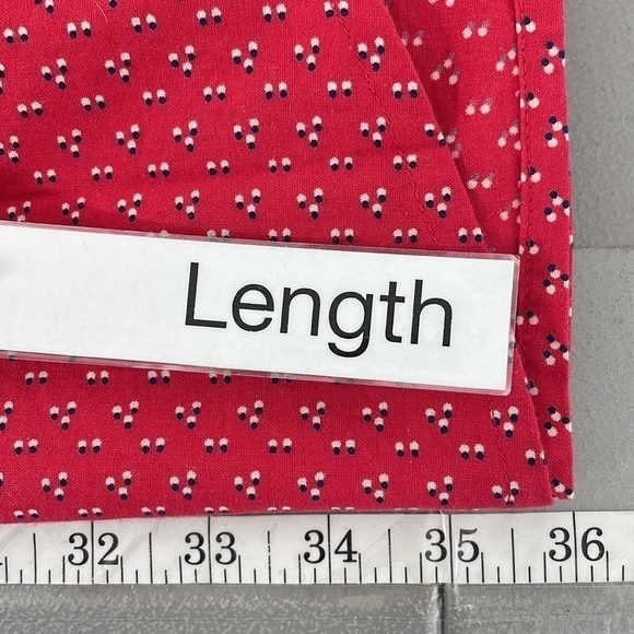 Mata Traders Dress Sleeveless Red White Dots Buttons Size XS - Picture 13 of 16